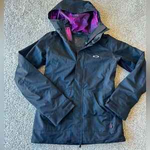 Oakley snowboarding/ski jacket, black, size S